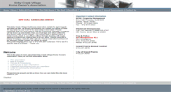 Desktop Screenshot of kirbycreekvillagehoa.com